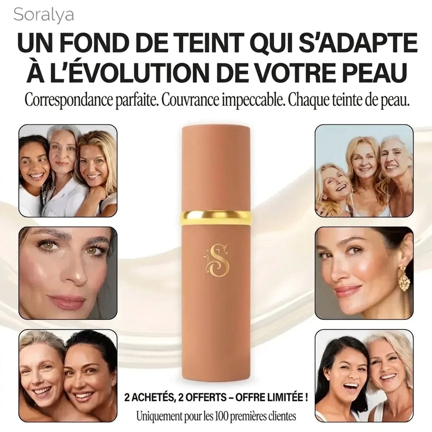FOND DE TEINT ADAPTATIF SORALYA