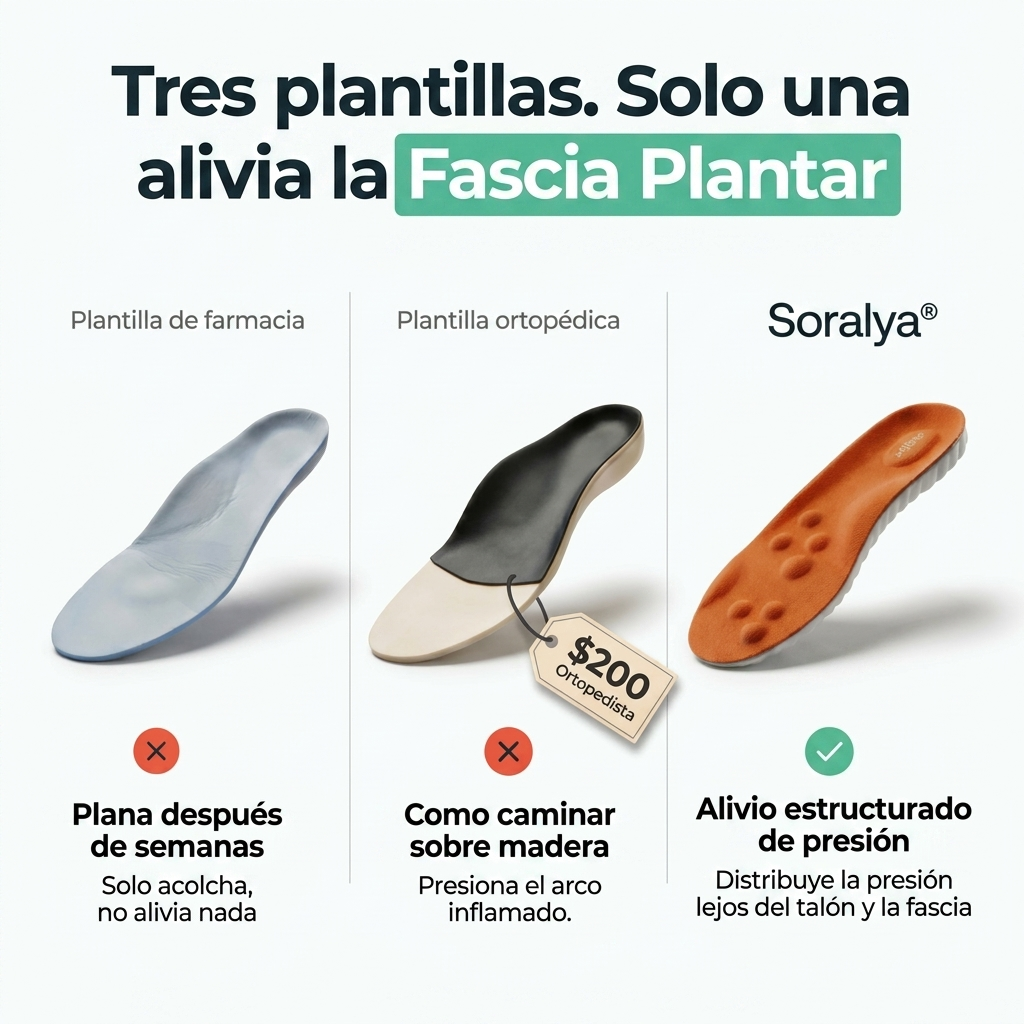 Plantillas de alivio para la Fascitis Plantar y el Dolor de Talón