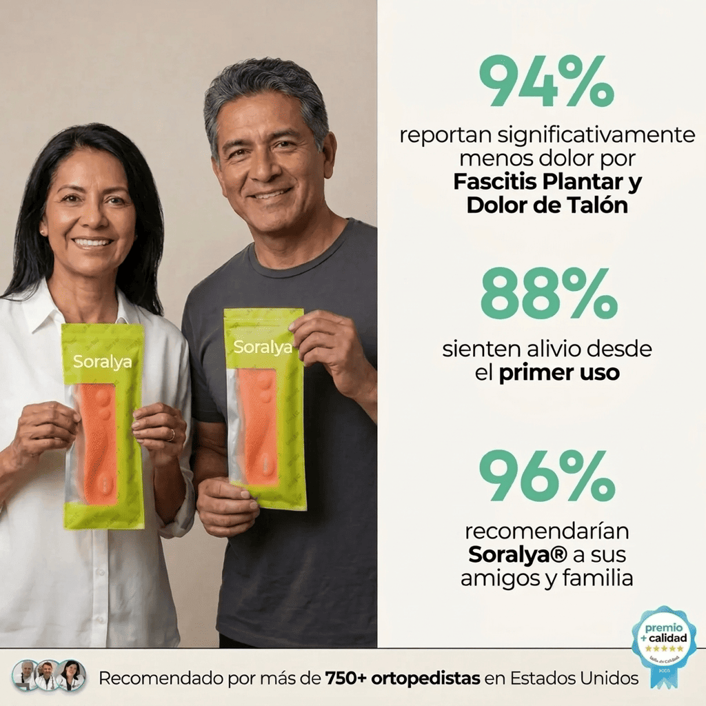 Plantillas de alivio para la Fascitis Plantar y el Dolor de Talón
