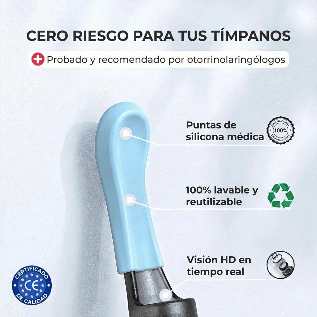 Otovision™ – Cámara inteligente para la limpieza de oídos